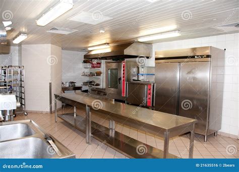 Restaurant Kitchen Inside Royalty Free Stock Image - Image: 21635516