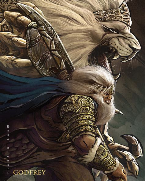 Godfrey, The First Elden Lord [Fan Art] : r/Eldenring