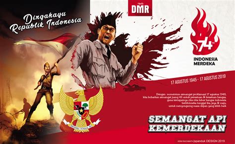 Banner Hut RI 74 Semangat kemerdekaan 45 Type B by dmrachmath on DeviantArt