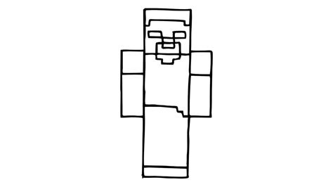 Minecraft Herobrine Drawing at PaintingValley.com | Explore collection of Minecraft Herobrine ...