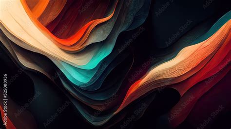 Abstract colorful 4k wallpaper. Illustration Stock | Adobe Stock