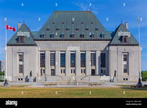 Supreme Court of Canada Building, 1941, Ottawa, Ontario, Canada Stock ...