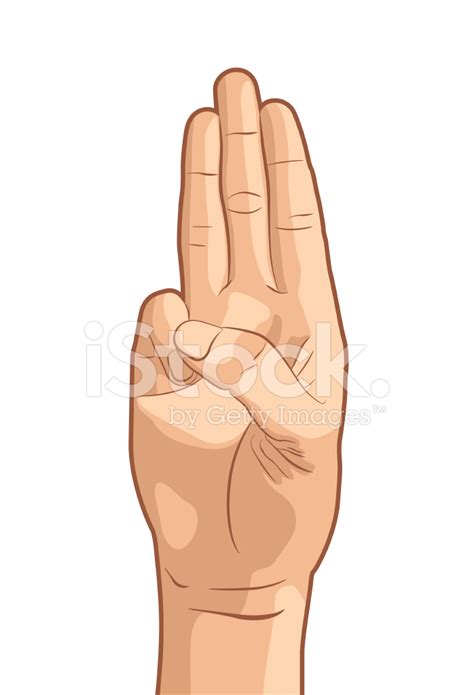 Oath Hand Gesture Stock Vector - FreeImages.com