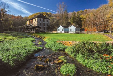 Spring Mill State Park - Limestone Country