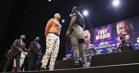 What is Tyson Fury vs. Deontay Wilder 3 press conference's date & time?