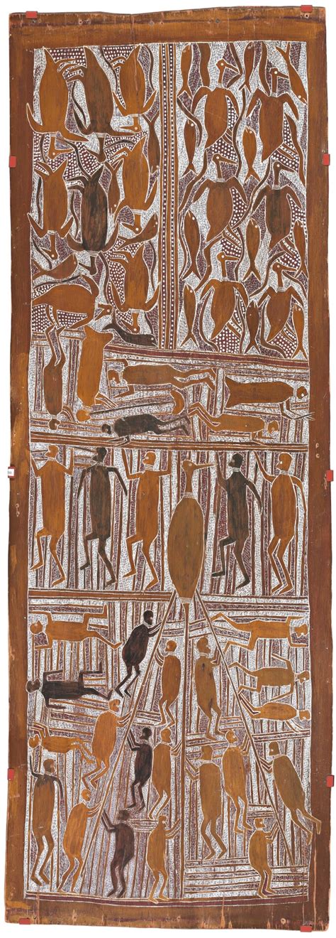 A Rare Ceremonial Aboriginal Bark Painting | Aboriginal Art | Sotheby’s