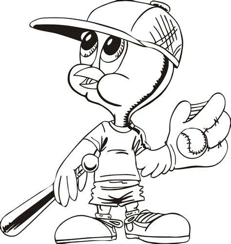 Free Printable Baseball Coloring Pages for Kids - Best Coloring Pages For Kids