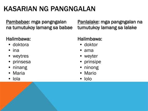 Mga Halimbawa Ng Pangngalan - Mobile Legends