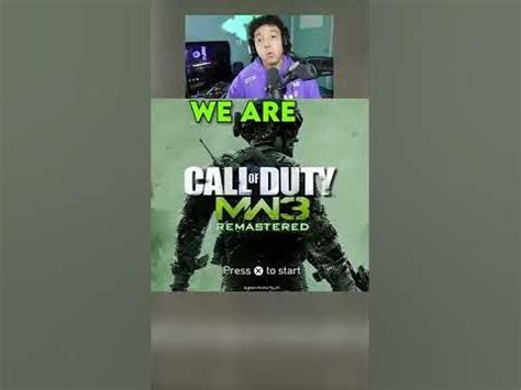 MW3 REMASTERED IS CONFIRMED TO BE COMING SOON - YouTube