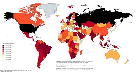 Inequality Around the World - Vivid Maps