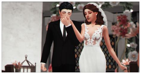 Sims 4 Cc Custom Content Wedding Pose Pack Together Forever | Hot Sex ...