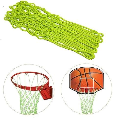 Fluorescent Basketball Net, Night Self-Luminous Basketball Mesh, Green Basketball Net, Glow in ...