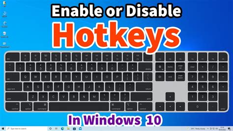 How To Turn Off Keyboard Shortcuts And Hotkey Windows 10 - Windows Basics