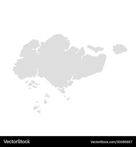 Singapore map Royalty Free Vector Image - VectorStock