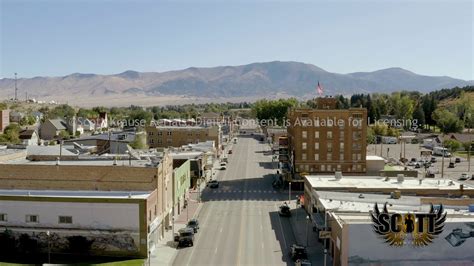 Ely Nevada Drone Aerial Downtown 4k - YouTube