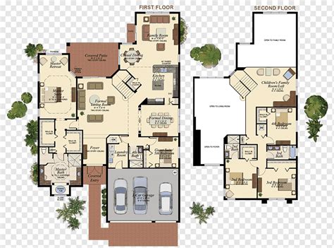 Floor Plan And Perspective Of A House - Infoupdate.org