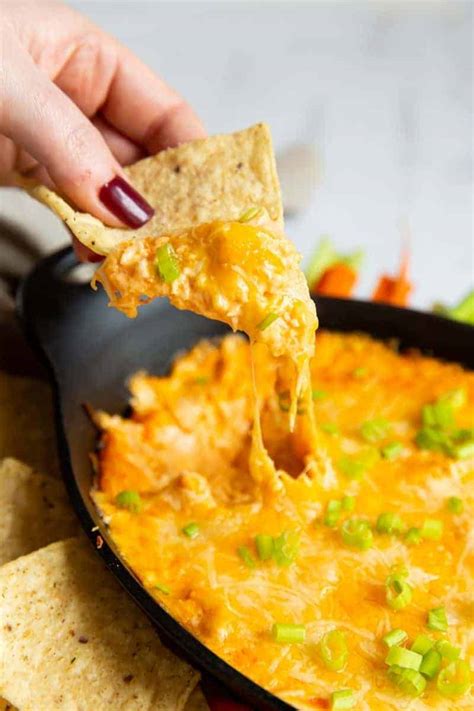 Buffalo Chicken Dip Without Cream Cheese | Everyday Family Cooking