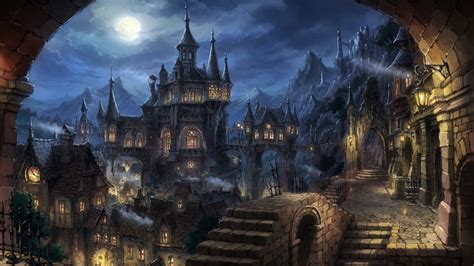 Fantasy Dark Castle [1920x1080] : wallpaper