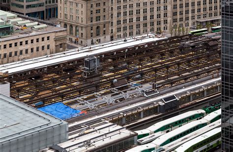 20160622. An aerial view of Toronto Union Station’s historic exposed ...