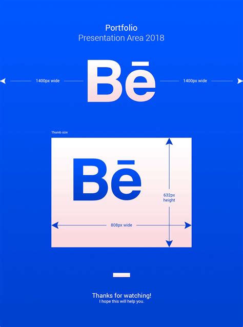 Behance Dimensions / 2018 Update | Behance