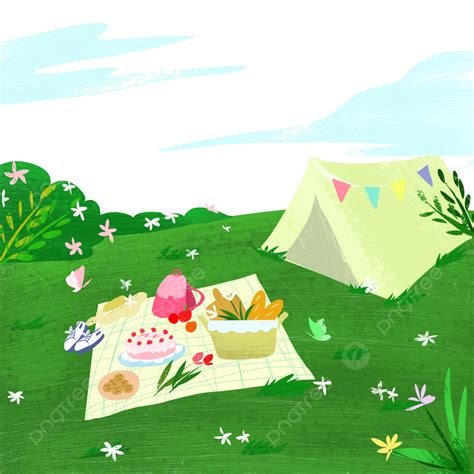 Vacation Picnic Camping, Vacation, Picnic, Camping PNG Transparent Clipart Image and PSD File ...