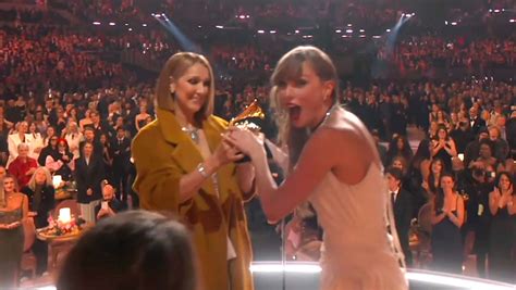 Grammy Ödülleri İzleyicileri, Yılın Albümü Ödülünü Kazandıktan Sonra Taylor Swift'in Celine Dion ...