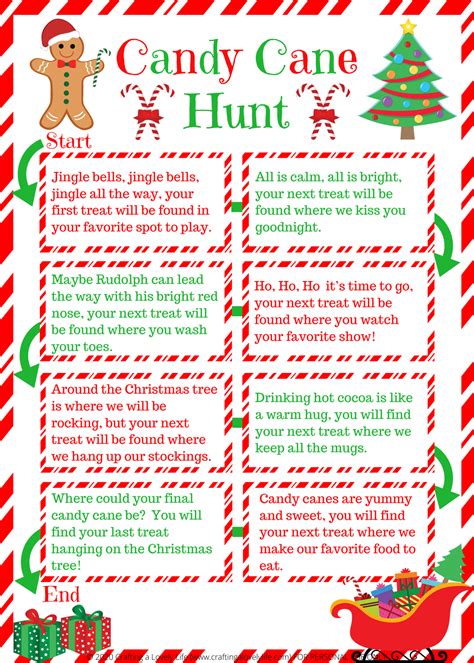 Candy cane hunt game crafting a lovely life pdf – Artofit