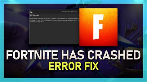 How To Fix Fortnite Crash Reporter - Fortnite Has Crashed Error on PC ...