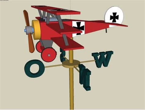 Airplane Weathervane – Free Woodworking Plan.com