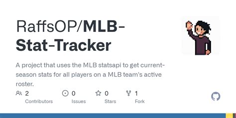 GitHub - RaffsOP/MLB-Stat-Tracker: A project that uses the MLB statsapi ...