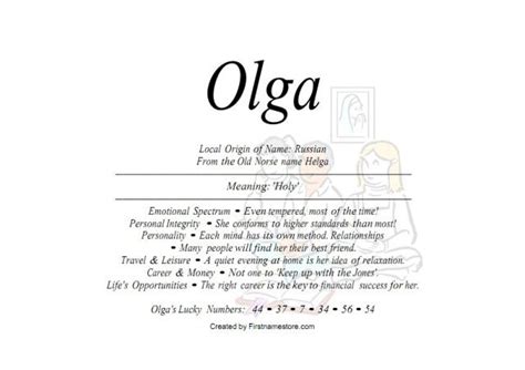 Olga, Oleg, Helga.Olya - Firstnamestore | Norse names, Names, Travel and leisure