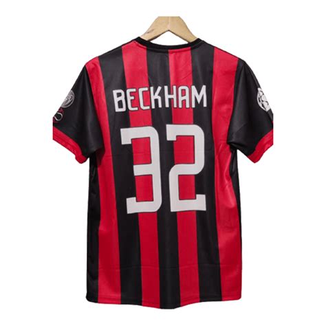 David beckham Ac milan Home jersey | Retro Collection - Cyberried Store