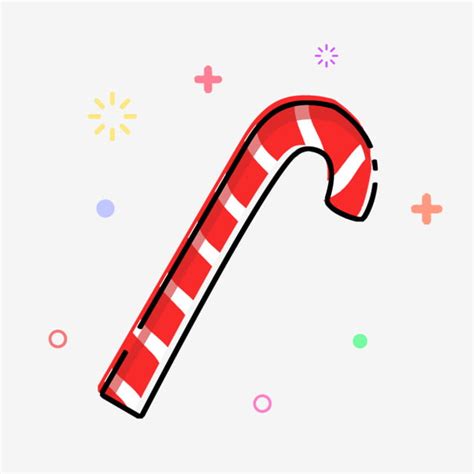 Christmas Candy Canes Clipart Transparent Background, Christmas Meb Cute Minimalist Style Candy ...
