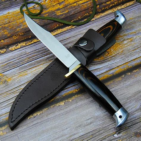 PEGASI Japanese 9CR18MOV outdoor protective fishing knife north American hunting knife survival ...