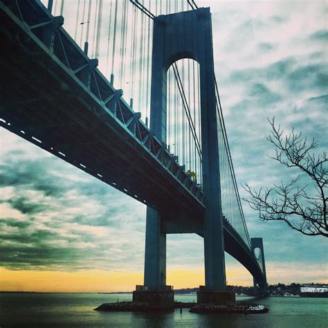 The Verrazano–Narrows Bridge is one of the world's longest suspension ...