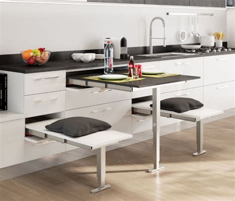 T-ABLE Pull Out Drawer Front Kitchen Table with Leg | BOX15