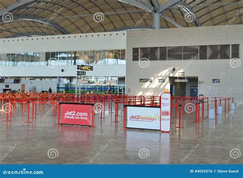 Inside The Departures Lounge At Alicante Airport Termial Building Editorial Photo - Image: 44693576