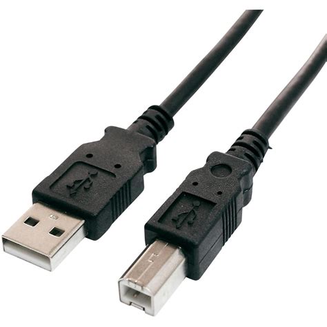 Tera Grand Black USB 2.0 A Male to B Male Cable 10' | Guitar Center