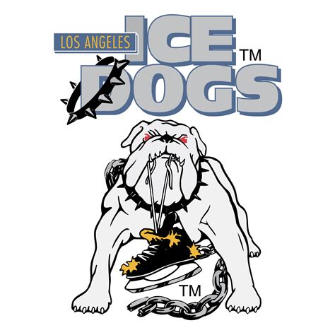 Long Angeles Ice Dogs Logo PNG Transparent & SVG Vector - Freebie Supply