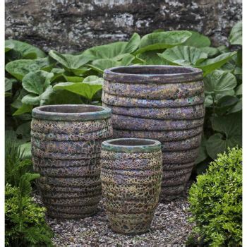 Guaracha Pots Green Large Ceramic Planters | Kinsey Garden Decor