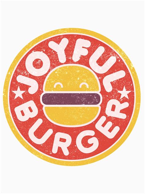 "Joyful Burger" T-shirt by Chrisjamesevans | Redbubble