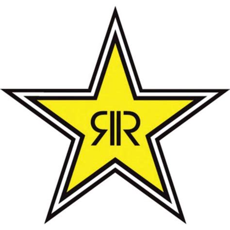 Rockstar Energy Drink Sticker - Star Logo