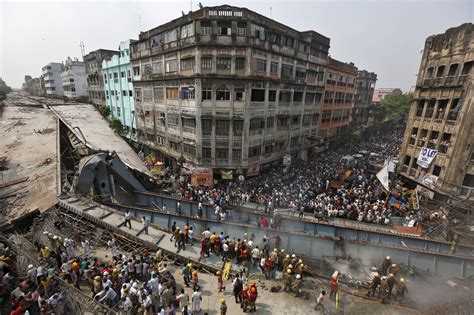 India overpass collapse death toll rises as police detain 5 ...