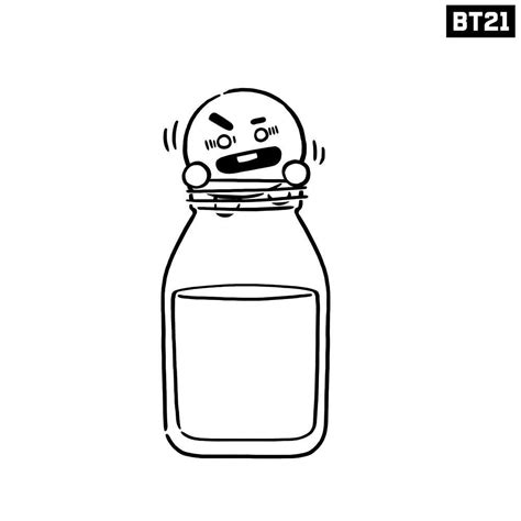 Get Coloring Pages Bt21 PNG