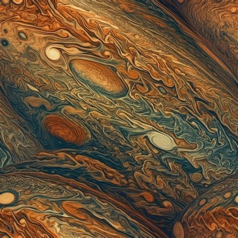 Premium AI Image | Jupiter Surface Seamless Texture Planet Gas Giant ...