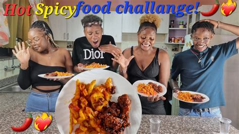 Hot spicy food challenge 🔥🌶/dare with Knight, Henry and Juicybox from ...