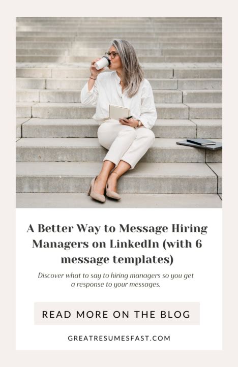 A Better Way to Message Hiring Managers on LinkedIn (with 6 message templates)