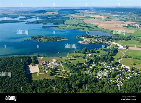 France Meuse regional Natural Park of Lorraine Heudicourt Lake Madine based recreational camping ...