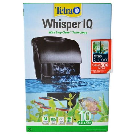 Tetra Whisper IQ Power Filter - 10 Gallons - Walmart.com - Walmart.com