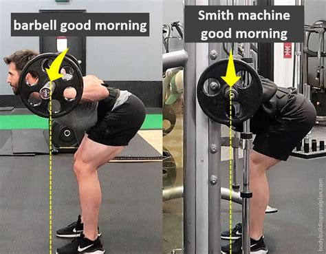 Smith Machine Good Morning Exercise For Bigger Glutes, Stronger Hams